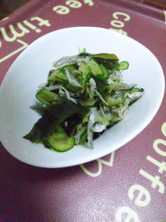 きゅうりとおじゃこの酢の物-レシピのメイン写真