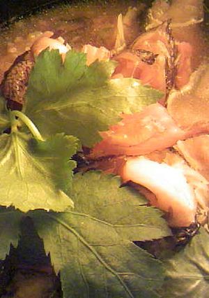 カラスカレイの昆布醤油酒煮の三つ葉入り-レシピのメイン写真