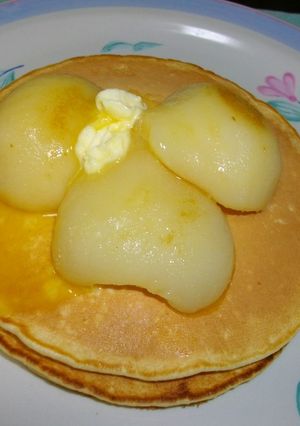 洋ナシのパンケーキ-レシピのメイン写真