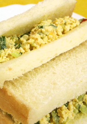 お豆腐でサンドイッチ❤-レシピのメイン写真