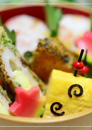 お弁当に♪だし巻き卵ﾃﾞｺ-レシピのメイン写真