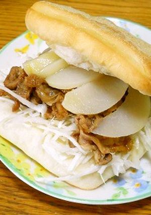桃としょうが焼きのふるぱん-レシピのメイン写真