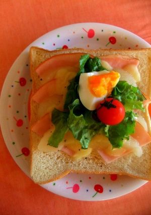 洋ナシハムチーズトースト-レシピのメイン写真