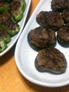 野菜レシピ★ピーマンとしいたけの肉詰め-レシピのメイン写真
