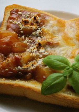 フルーツココカレーのチーズトースト-レシピのメイン写真