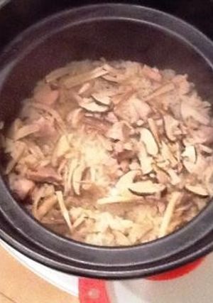 釜で炊く！香りと食感の松茸ご飯～松茸祭～-レシピのメイン写真