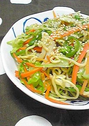 焼きちゃんぽん＆スープのセット-レシピのメイン写真