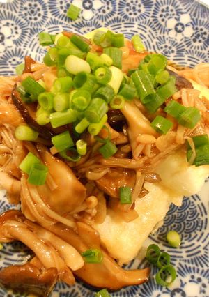 豆腐のステーキwithきのこソース-レシピのメイン写真