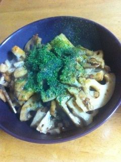 旬!レンコンのニンニクしょう油いため-レシピのメイン写真
