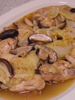 鳥の手羽肉と白菜のスパイシー煮込み-レシピのメイン写真