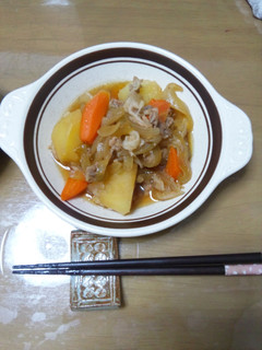 豚肉の肉じゃが ~母の味~-レシピのメイン写真