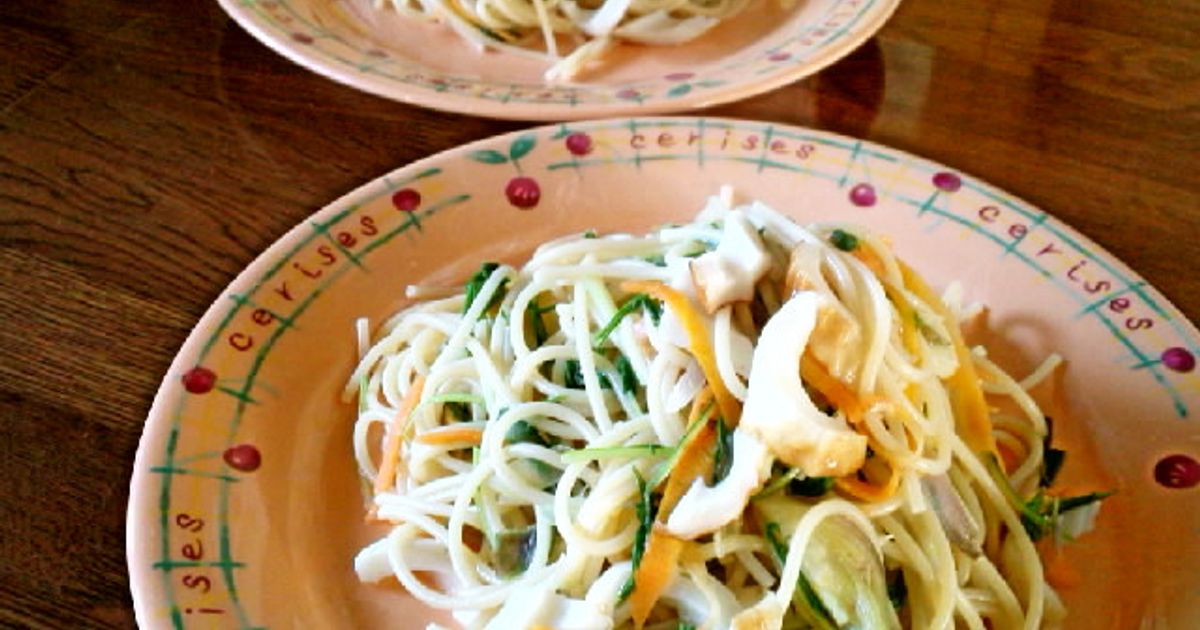 ちくわの和風パスタ by kururin18 【クックパッド】 簡単おいしい