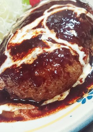 ガッツリ満足☆美味しいハンバーグ♪-レシピのメイン写真