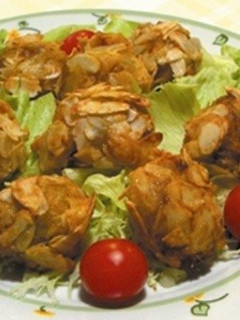 かぼちゃとチーズのアーモンド揚げ-レシピのメイン写真