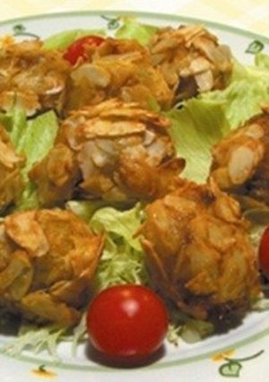かぼちゃとチーズのアーモンド揚げ-レシピのメイン写真