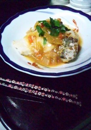 白身魚のとろりあんかけ味噌風味-レシピのメイン写真