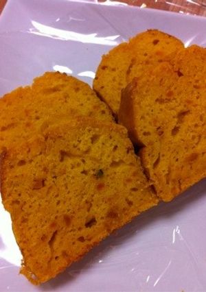 ふわふわ☆ほくほくカボチャパウンドケーキ-レシピのメイン写真