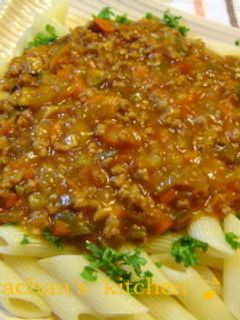 我が家の野菜たっぷりミートソース♪-レシピのメイン写真