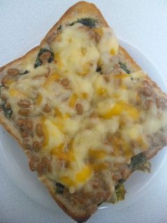納豆チーズトースト-レシピのメイン写真