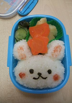 ☆キャラ弁☆　かわいいうさちゃん-レシピのメイン写真