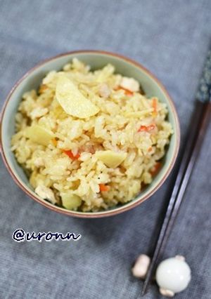 マコモダケの炊き込みご飯 ♪-レシピのメイン写真