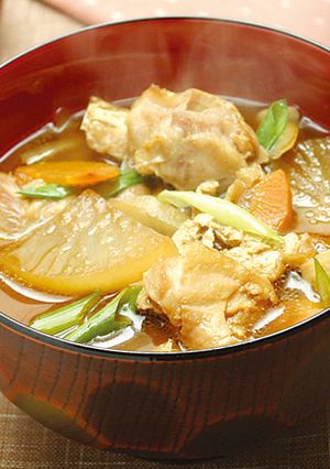 白だしで、おかわり必須のかしわ汁-レシピのメイン写真