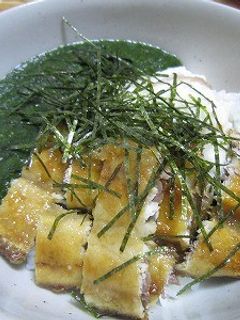 こんがりさんま❤モロヘイヤネバネバ丼-レシピのメイン写真