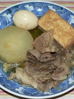 圧力鍋で、牛すじ肉のおでん風煮込み-レシピのメイン写真