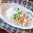キノコのクリーム ごはんかけ