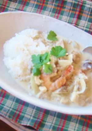キノコのクリーム ごはんかけ-レシピのメイン写真