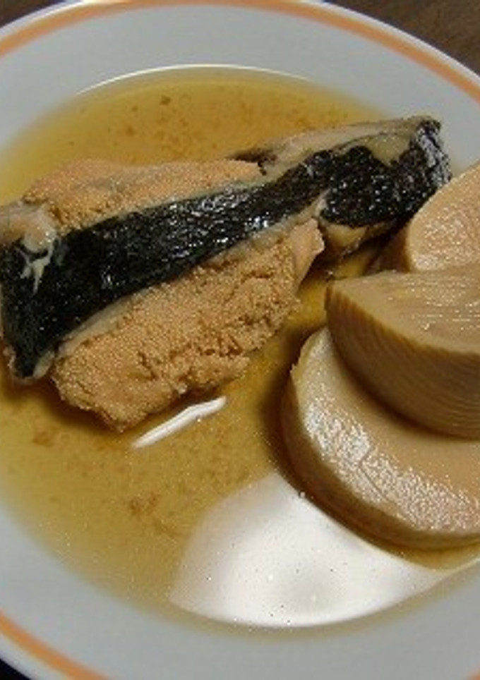カレイと筍のあっさり煮付けにしょうがを-レシピのメイン写真