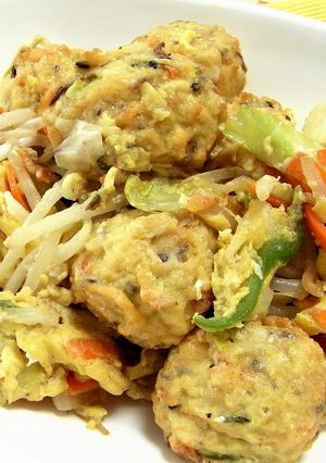野菜うまうま♪ひりゅうずチャンプルー-レシピのメイン写真
