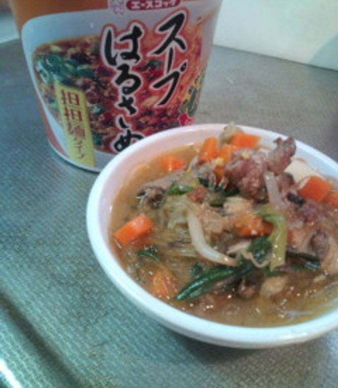 スープはるさめの牛肉と野菜の炒めもの-レシピのメイン写真