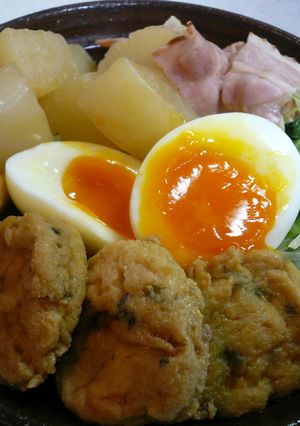 半熟タマゴが美味しい普段の煮物-レシピのメイン写真