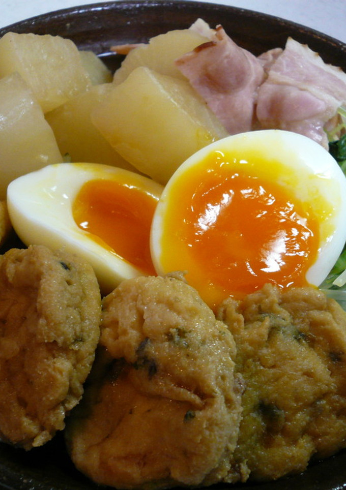 半熟タマゴが美味しい普段の煮物-レシピのメイン写真
