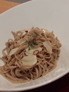 蕎麦ペペロンチーノ-レシピのメイン写真