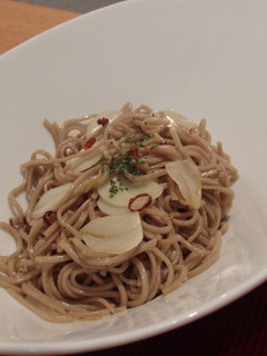 蕎麦ペペロンチーノ-レシピのメイン写真