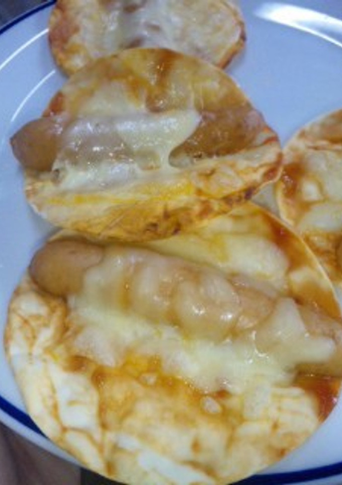 餃子の皮で簡単ピザ♪-レシピのメイン写真