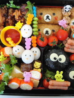 初★姪っ子の運動会ワクワク キャラ弁当♪-レシピのメイン写真