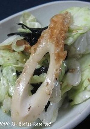 キャベツとちくわ韓国風-レシピのメイン写真