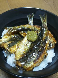 イライラせんよ~に!いわしのかば焼き丼-レシピのメイン写真