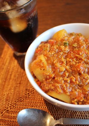 濃厚絶品アスパラキーマカレー-レシピのメイン写真