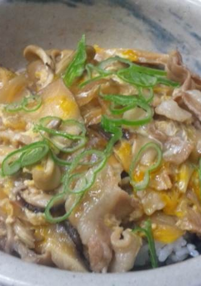 豚の卵とじ丼-レシピのメイン写真