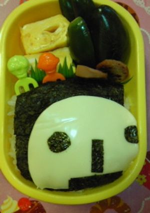 簡単キャラ弁☆ドアップゆきだるまん☆-レシピのメイン写真