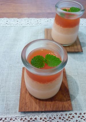 「1日分の野菜」でカラフルプリン＆ゼリー-レシピのメイン写真
