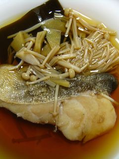 秋の味覚☆タラとエノキの煮付け-レシピのメイン写真