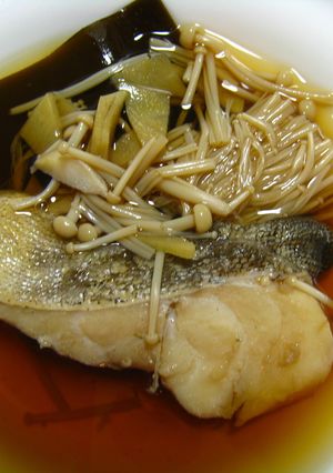 秋の味覚☆タラとエノキの煮付け-レシピのメイン写真