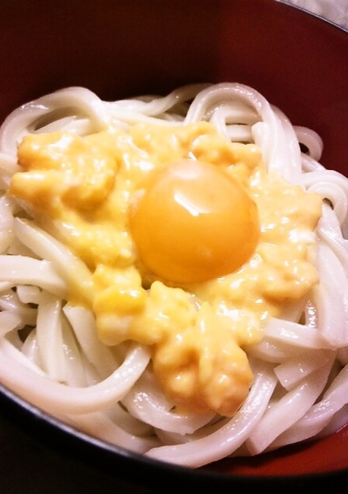 とろ～り濃厚！釜玉のうどん(●'◡'●)-レシピのメイン写真