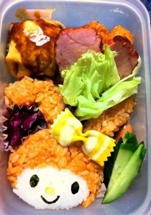 マイメロちゃんキャラ弁-レシピのメイン写真