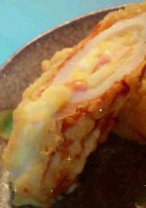 ﾎﾟﾃﾄｻﾗﾀﾞ☆in〜ちくわ天ぷら〜☆-レシピのメイン写真